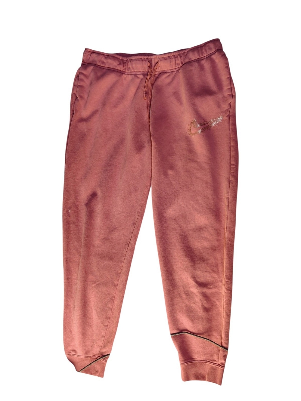 Nike Womans Rose Pink Jogger Sweatpants